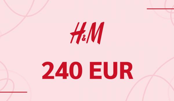 H and M Gift Card 240 EUR