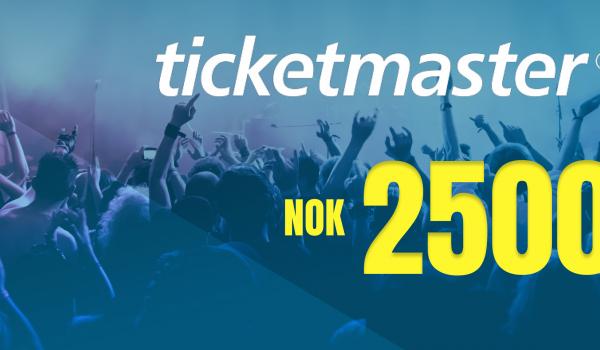 Ticketmaster Gift Card 2500 NOK