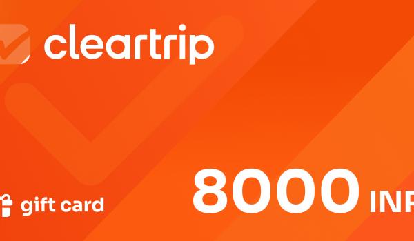 Cleartrip Gift Card 8000 INR
