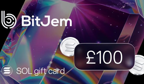 BitJem SOL Gift Card 100 GBP