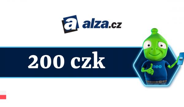 Alza cz Gift Card 200 CZK