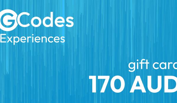 GCodes Global Experiences Gift Card 170 AUD