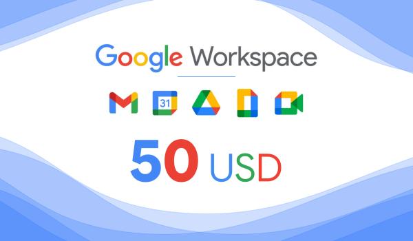 Google Workspace Gift Card 50 USD