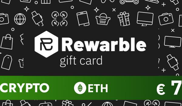 Rewarble Crypto Gift Card ETH 7 EUR