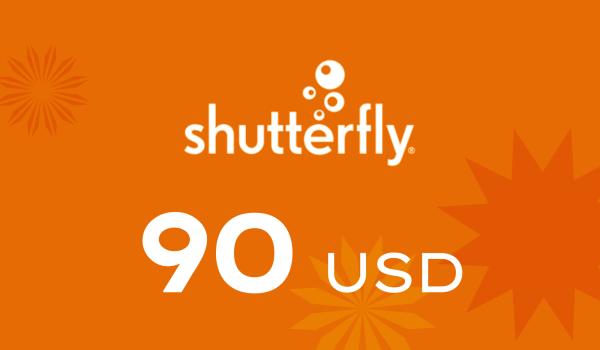 Shutterfly Gift Card 90 USD