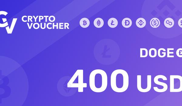 Crypto Voucher Doge 400 USD