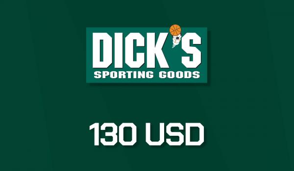 Dicks Sporting Goods Gift Card 130 USD