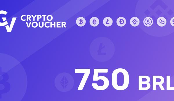 Crypto Voucher Gift Card 750 BRL