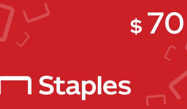 Staples Gift Card 70 USD