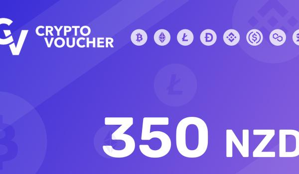 Crypto Voucher Gift Card 350 NZD