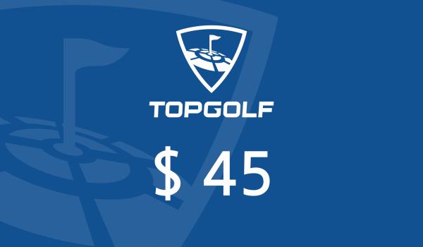 Topgolf Gift Card 45 USD
