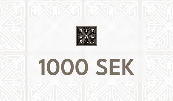 Rituals Gift Card 1000 SEK