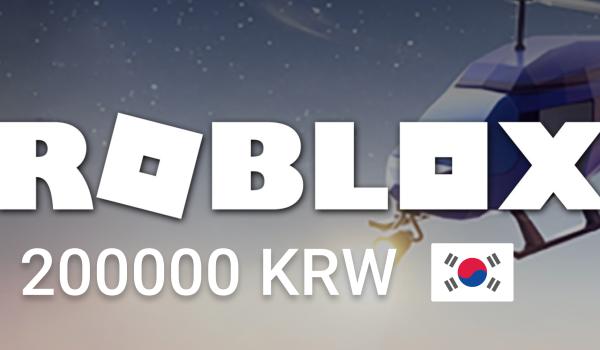 Roblox Gift Card 200000 KRW