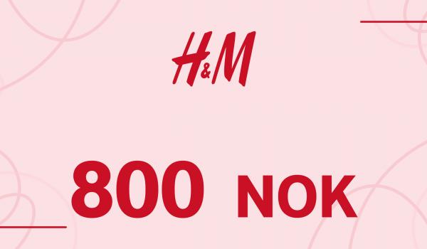 H and M Gift Card 800 NOK