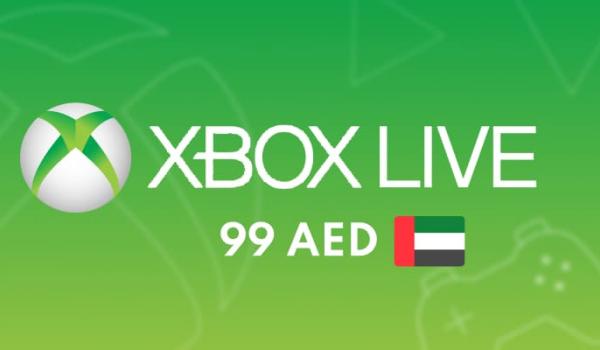 XBOX Live Gift Card 99 AED