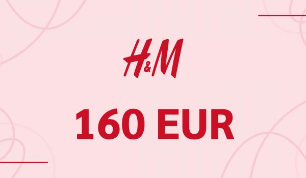 H and M Gift Card 160 EUR