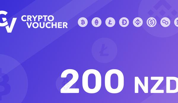 Crypto Voucher Gift Card 200 NZD
