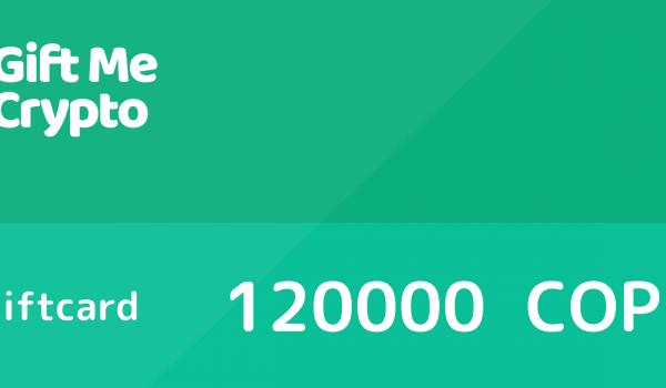 Gift Me Crypto Gift Card 120000 COP