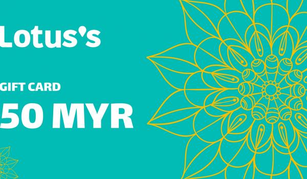 Lotuss Gift Card 50 MYR