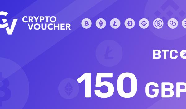 Crypto Voucher BTC 150 GBP