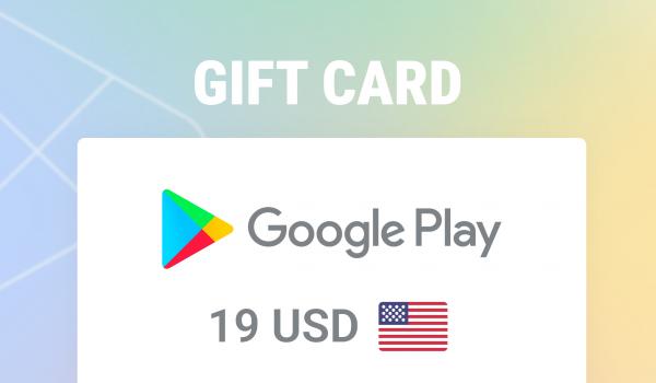 Google Play Gift Card 19 USD