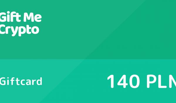 Gift Me Crypto Gift Card 140 PLN