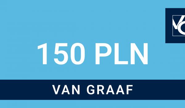 VAN GRAAF gift card 150 PLN