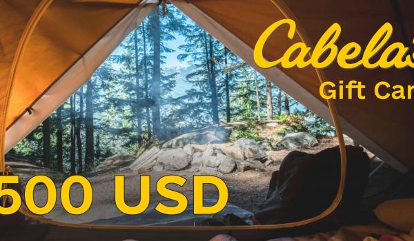 Cabelas Gift Card 500 USD