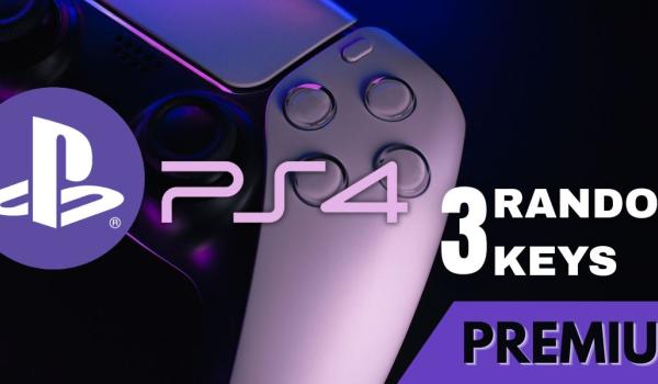 Random PS4 3 Keys PREMIUM