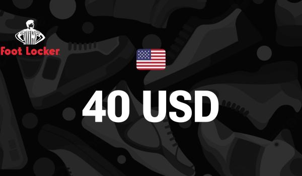 Foot Locker Gift Card 40 USD