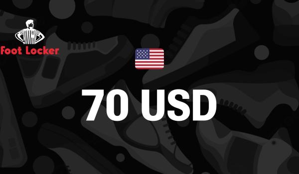 Foot Locker Gift Card 70 USD