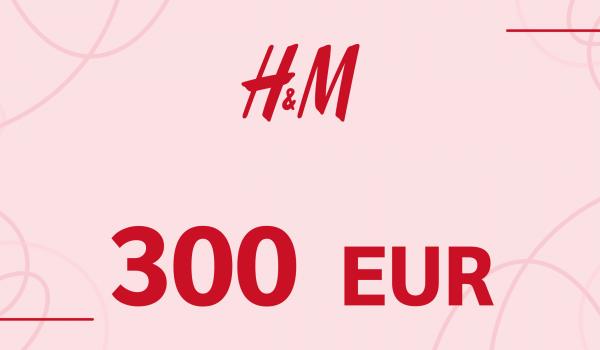 H and M Gift Card 300 EUR