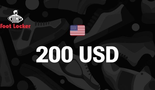 Foot Locker Gift Card 200 USD
