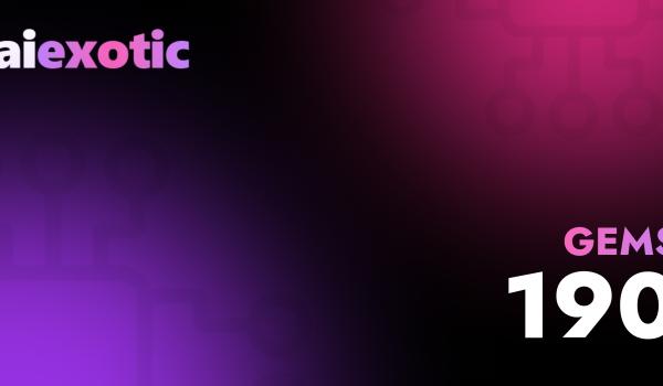AiExotic Gift Card 190 Gems