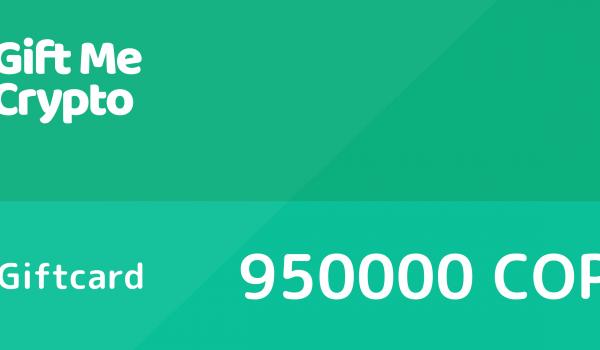 Gift Me Crypto Gift Card 950000 COP