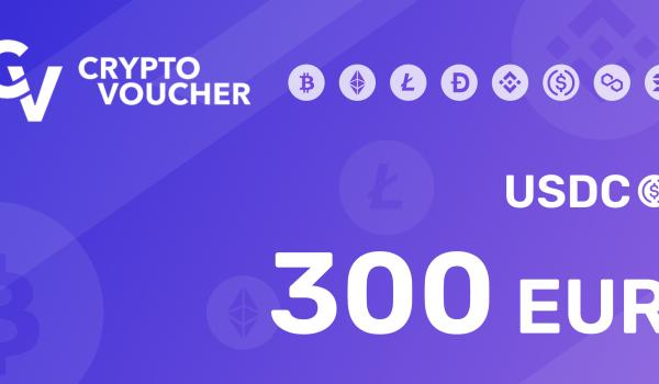 Crypto Voucher USDC 300 EUR
