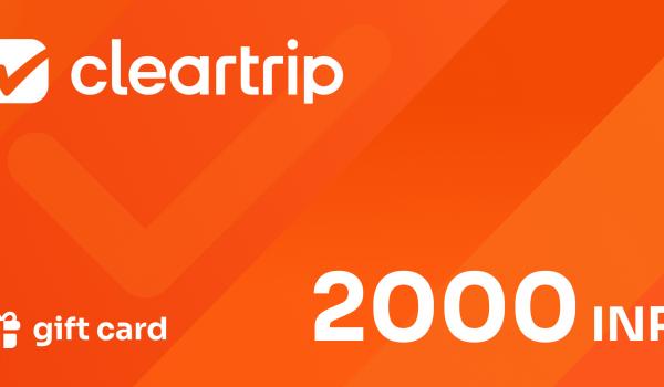 Cleartrip Gift Card 2000 INR