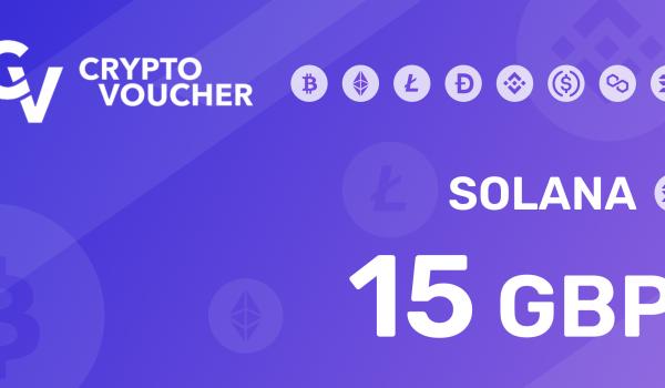 Crypto Voucher Solana 15 GBP