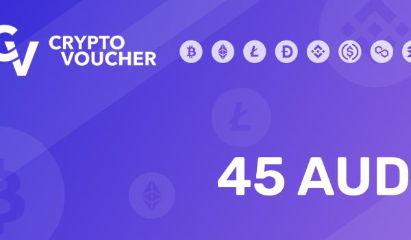 Crypto Voucher Gift Card 45 AUD
