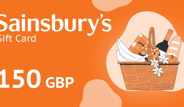 Sainsburys Gift Card 150 GBP