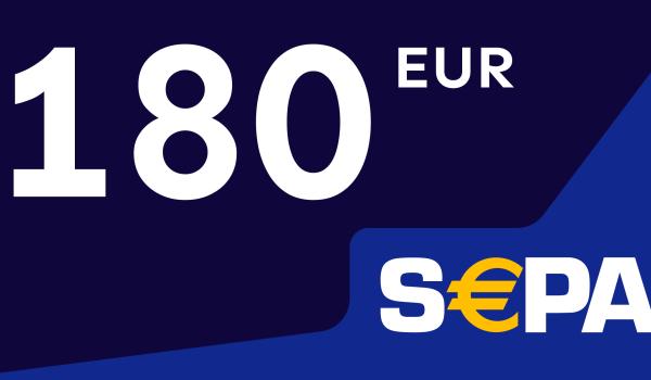 SEPA Gift Card 180 EUR