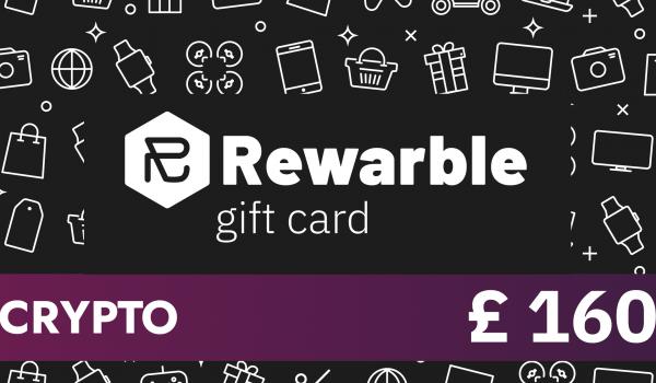Rewarble Crypto Gift Card 160 GBP