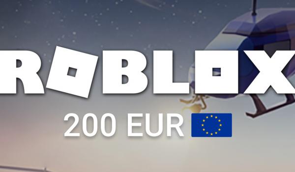 Roblox Gift Card 200 EUR