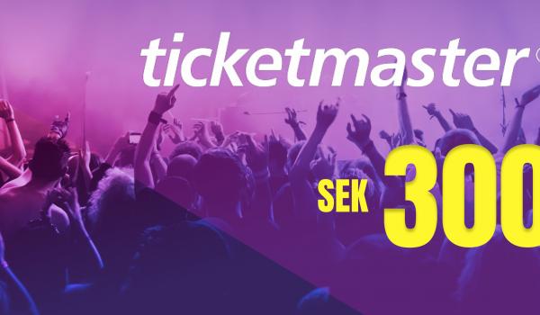 Ticketmaster Gift Card 300 SEK