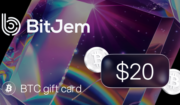 BitJem Bitcoin Gift Card 20 USD