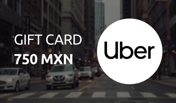 Uber Gift Card 750 MXN