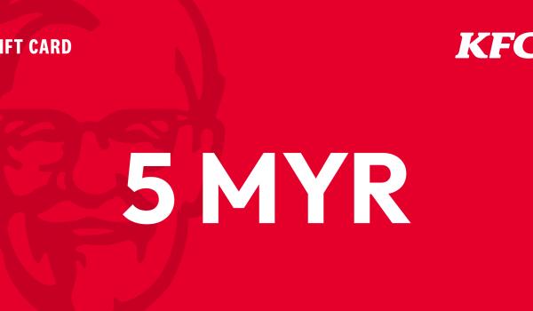 KFC Gift Card 5 MYR