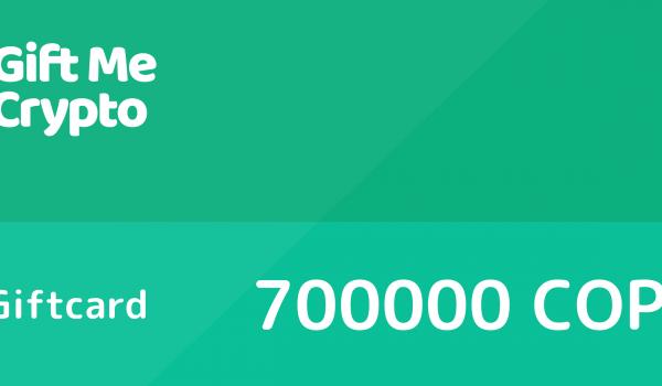 Gift Me Crypto Gift Card 700000 COP