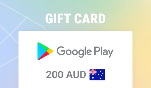 Google Play Gift Card 200 AUD