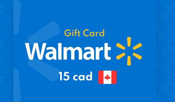 Walmart Gift Card 15 CAD